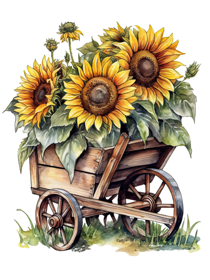 Sun Flowers 11 OZ Cup